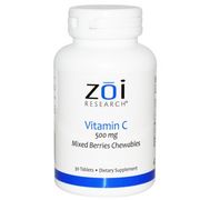 Витамины ZOI Research Витамин С жевательный со вкусом ягод