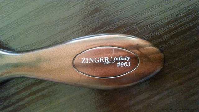 Расческа с натуральной щетиной Zinger  Infinity #963 - фото