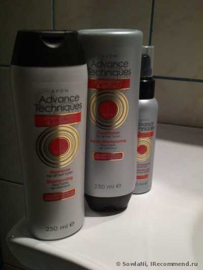 Шампунь Avon Advance Techniques "Укрепление и Защита" - фото
