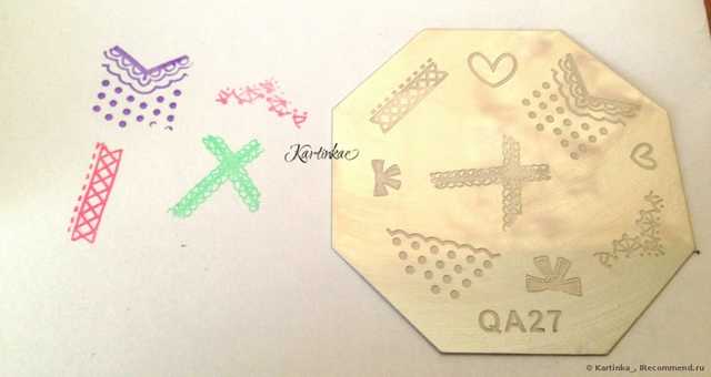 Диск для стемпинга Aliexpress   Stamping Nail Art  серия QA - фото