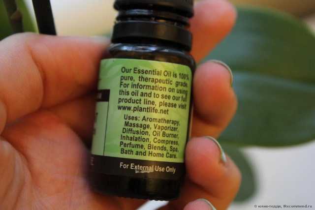 Эфирное масло Plantlife 100% Мята перечная/ Pure Essential Oil Peppermint - фото