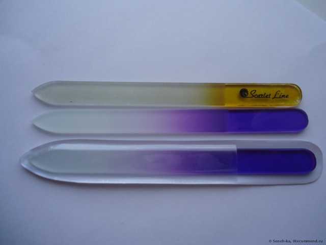 Пилка для ногтей Aliexpress   I#2 4x Durable Crystal Glass File Buffer Nail Art Files Manicure Device Pro Tool - фото