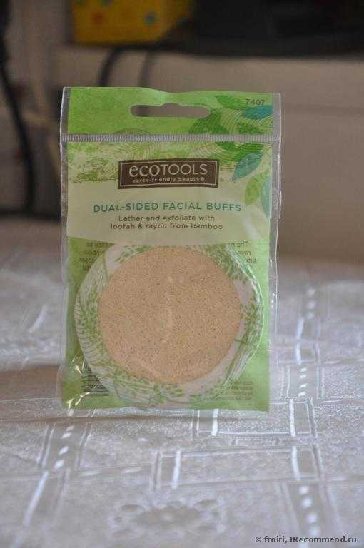 Спонж для лица Ecotools Sustainable Facial Buffs, 2 Pack - фото