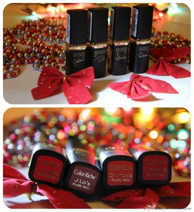 Губная помада L'Oreal Color Riche Collection EXCLUSIVE PURE REDS - фото