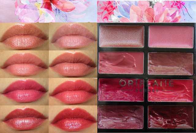 Палитра для губ Oriflame Палитра губной помады 100 % цвета - фото
