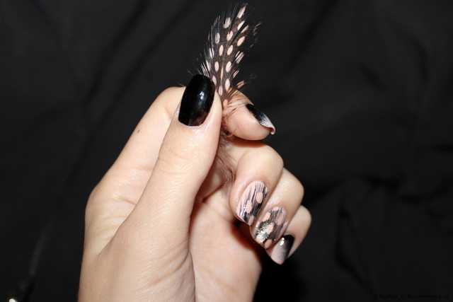 Перья для дизайна ногтей BornPrettyStore 5pcs Fancy Feather Nail Art Decoration-12 colors - фото