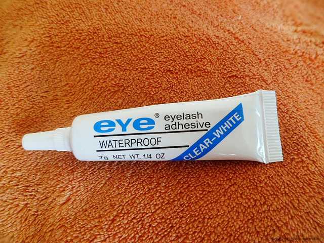 Клей для приклеивания ресниц Aliexpress   New arrive: Waterproof False Eyelashes Makeup Adhesive Eye Lash Glue Clear White # 07 wholesale - фото