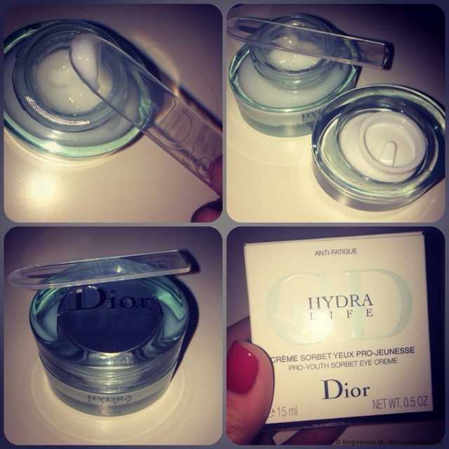 Крем для кожи вокруг глаз Dior Hydra Life Pro-Youth Sorbet Eye Creme - фото