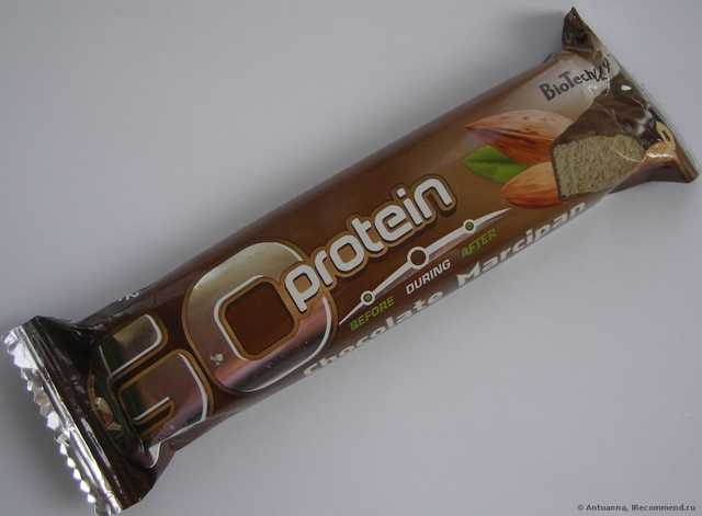 Спортивное питание Biotech USA GO Protein Bar Chocolate Marzipan (Шоколад - Марципан) - фото