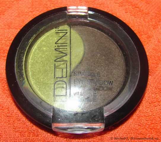 Тени для век Demini SPARKLE EYE SHADOW DUO с витамином E - фото
