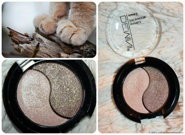 Тени для век Demini SPARKLE EYE SHADOW DUO с витамином E - фото