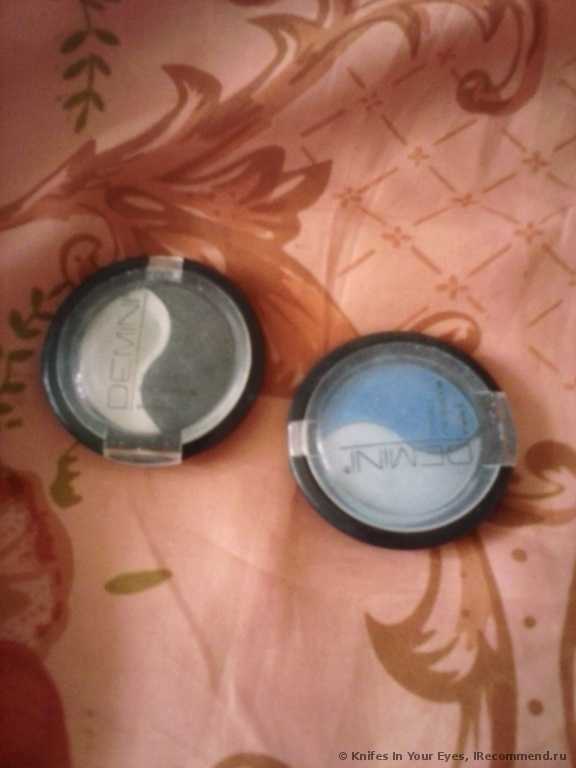 Тени для век Demini SPARKLE EYE SHADOW DUO с витамином E - фото