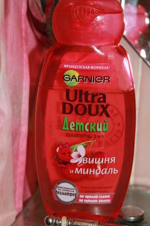 Детский шампунь Garnier Ultra Doux Вишня и Миндаль 2в1 - фото
