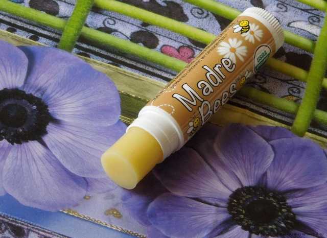 Бальзам для губ Madre Bees Organic Cocoa Butter Lip Balm - фото