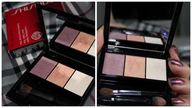 Тени для век Shiseido Luminizing satin eye color trio - фото
