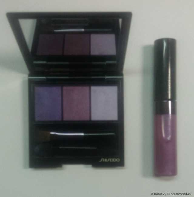 Тени для век Shiseido Luminizing satin eye color trio - фото