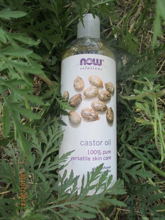 Масло косметическое Now Foods Solutions, Castor Oil Касторовое - фото