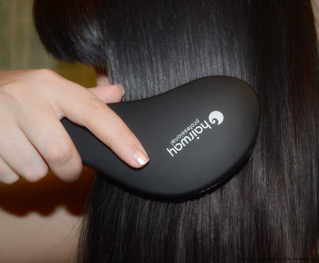 Щетка для волос HairWay массажная Easy Combing, 17-рядная, SOL-08253 - фото