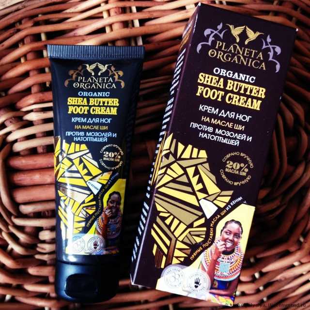 Крем для ног  Planeta Organica  Shea Butter Foot Cream на масле Ши против мозолей и натоптышей - фото