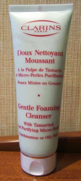 Очищающий мусс  Clarins Gentle Foaming Cleanser with Tamarind and Purifying Micro-Pearls - фото