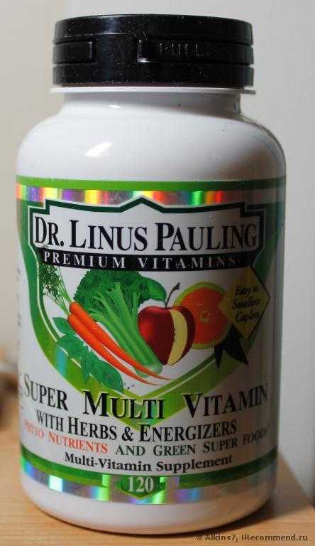 БАД Dr. Linus Pauling Irwin Naturals Super Multi Vitamin with Herbs & Energizers - фото