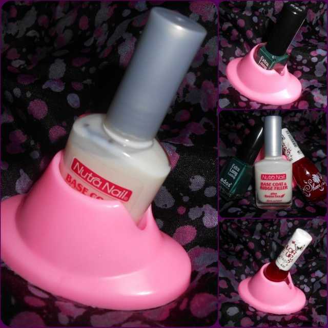 Подставка для лака для ногтей Ebay 1PCS Rubber Nail Art Tips Polish Varnish Bottle Display Stand Holder New - фото