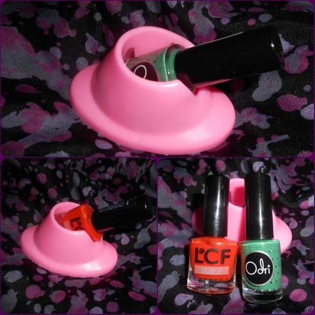 Подставка для лака для ногтей Ebay 1PCS Rubber Nail Art Tips Polish Varnish Bottle Display Stand Holder New - фото