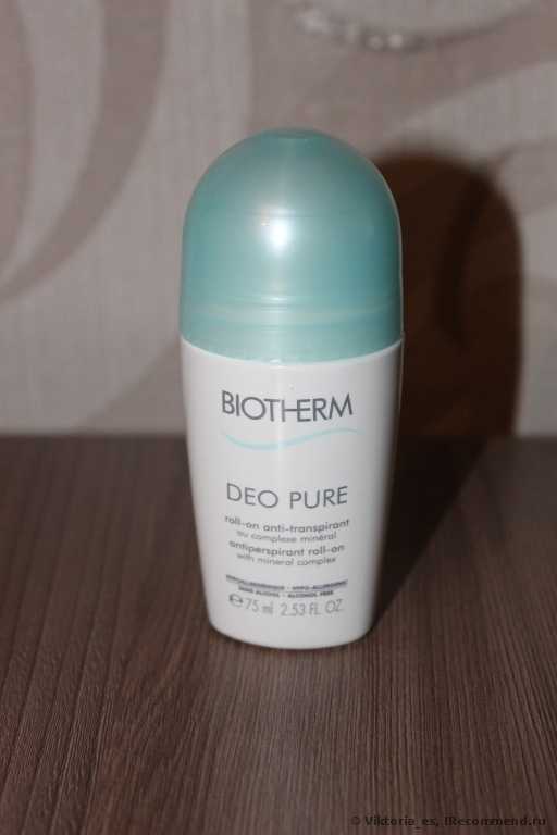 Дезодорант-антиперспирант Biotherm Deo Pure шариковый дезодорант - фото