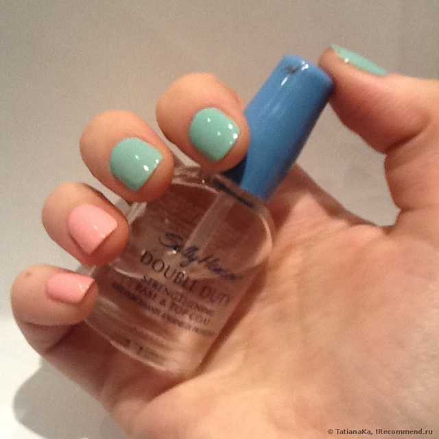 Покрытие для ногтей Sally Hansen Double Duty( укрепляющая основа и верхний слой) - фото