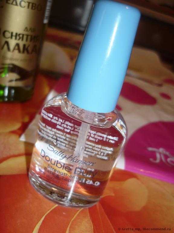 Покрытие для ногтей Sally Hansen Double Duty( укрепляющая основа и верхний слой) - фото