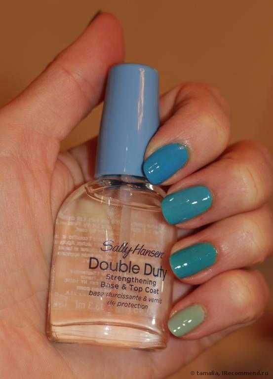 Покрытие для ногтей Sally Hansen Double Duty( укрепляющая основа и верхний слой) - фото