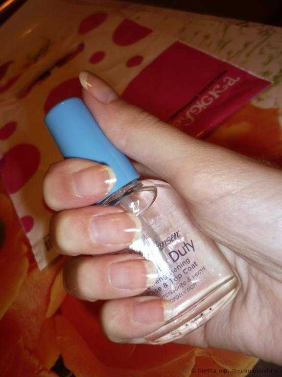 Покрытие для ногтей Sally Hansen Double Duty( укрепляющая основа и верхний слой) - фото