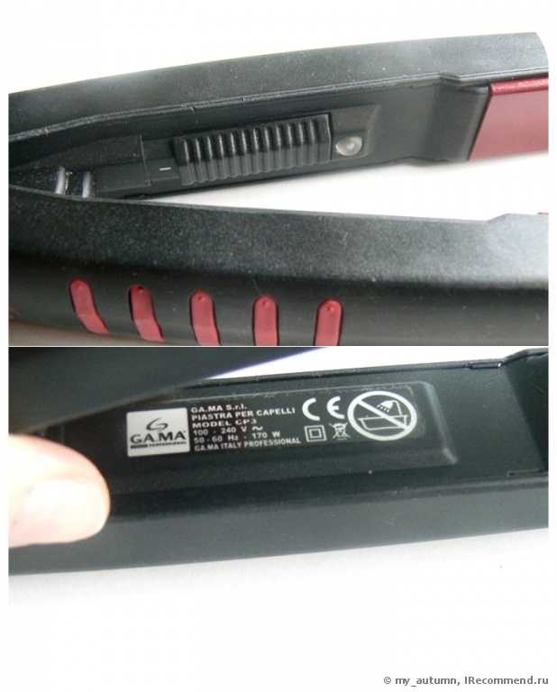 Выпрямитель волос GA.MA 1036 Ceramic Laser Ion Tourmaline - фото