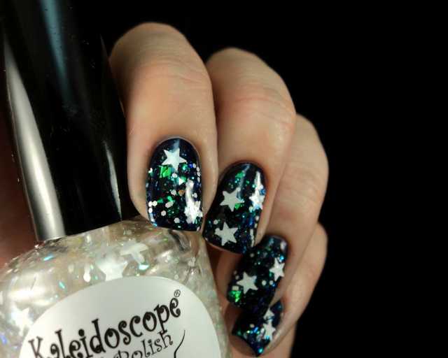 Лак для ногтей EL CORAZON Kaleidoscope декоративный топ Забава - фото
