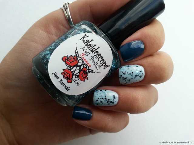Лак для ногтей EL CORAZON Kaleidoscope декоративный топ Забава - фото