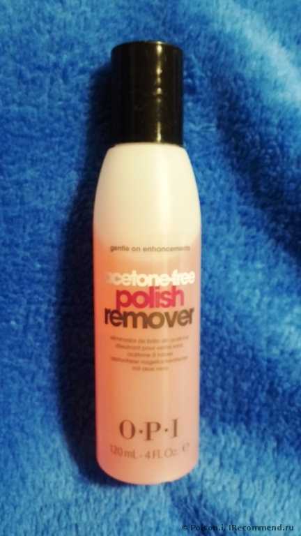 Средство для снятия лака O.P.I. Acetone-free polish remover - фото