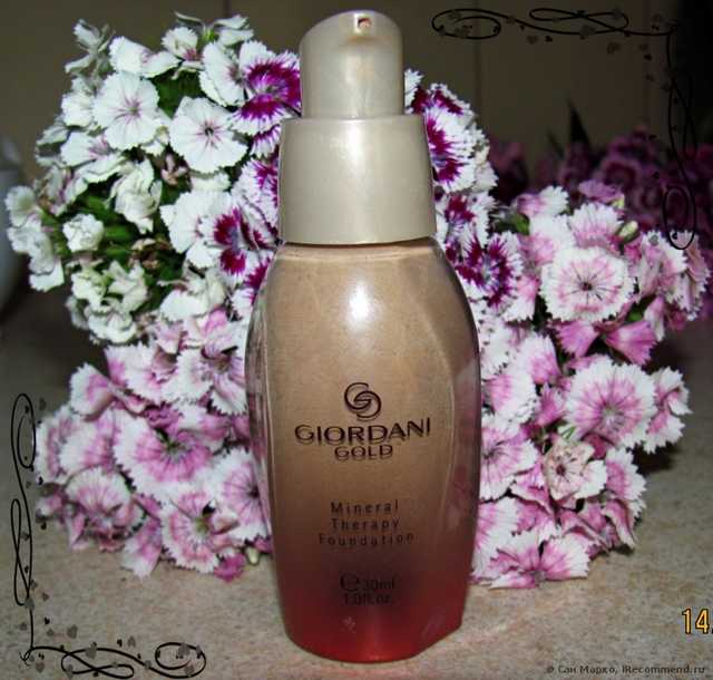 Тональная основа Oriflame Альго-минеральная «Роскошный атлас» Giordani Gold - фото