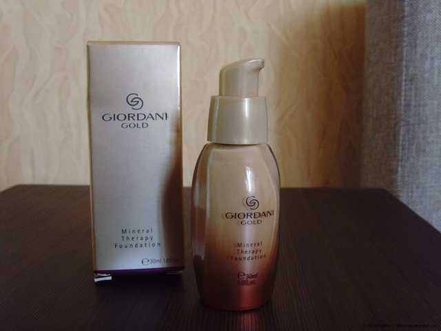 Тональная основа Oriflame Альго-минеральная «Роскошный атлас» Giordani Gold - фото