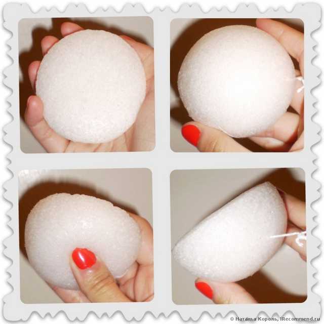 Спонж для лица Aliexpress   Natural Konjac Konnyaku Facial Puff Face Wash Cleansing Sponge Green - фото
