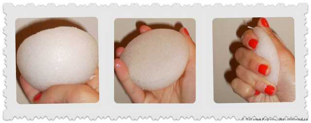 Спонж для лица Aliexpress   Natural Konjac Konnyaku Facial Puff Face Wash Cleansing Sponge Green - фото