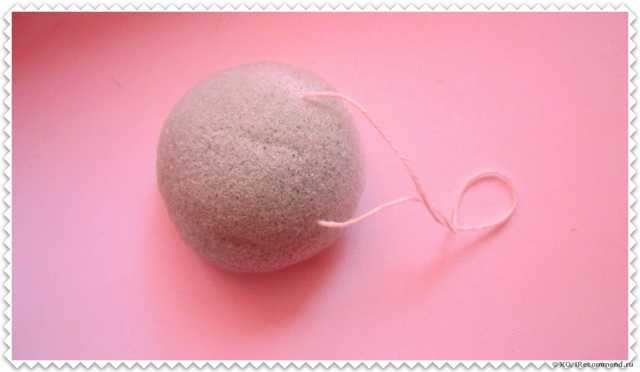 Спонж для лица Aliexpress   Natural Konjac Konnyaku Facial Puff Face Wash Cleansing Sponge Green - фото