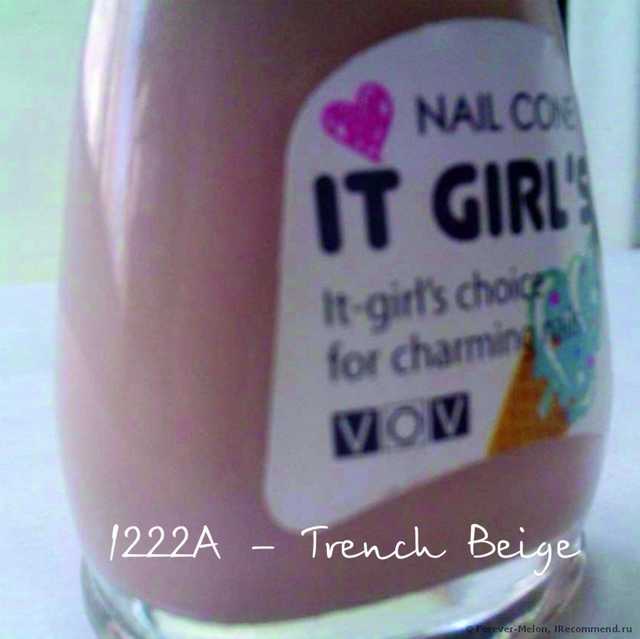 Лак для ногтей VOV nail cone IT GIRL'S - фото
