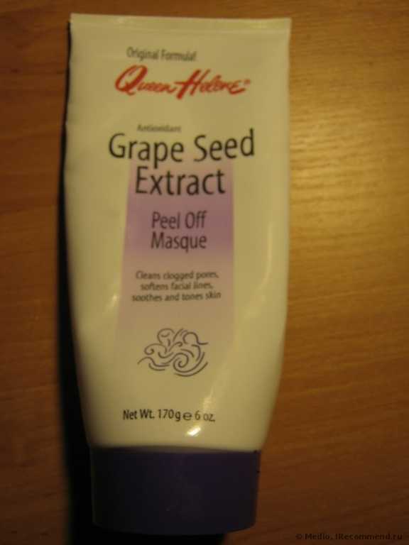Маска-пленка для кожи лица Queen Helene, Grape Seed Extract, Peel Off Masque - фото