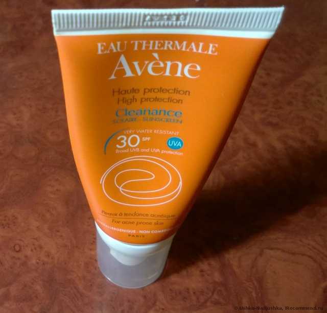 Солнцезащитное средство для лица Avene Cleanance SPF30 эмульсия для кожи с акне - фото