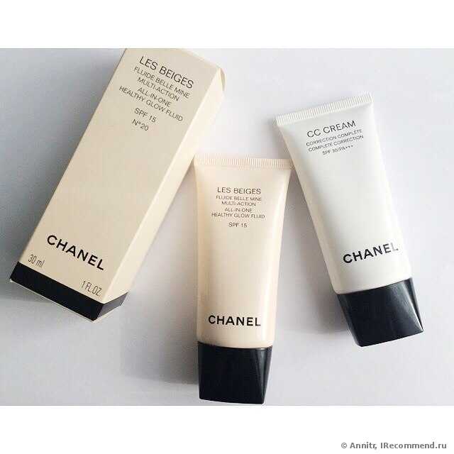 Тональный флюид Chanel Les beiges all in one healthy glow fluid spf 15 - фото