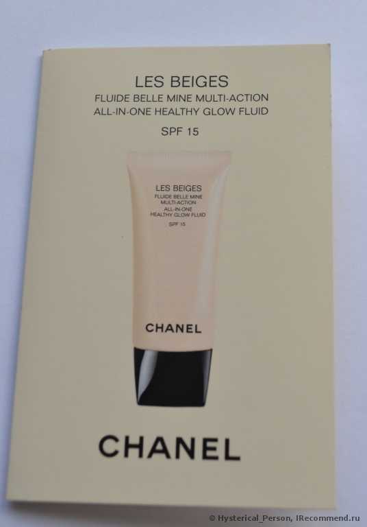 Тональный флюид Chanel Les beiges all in one healthy glow fluid spf 15 - фото