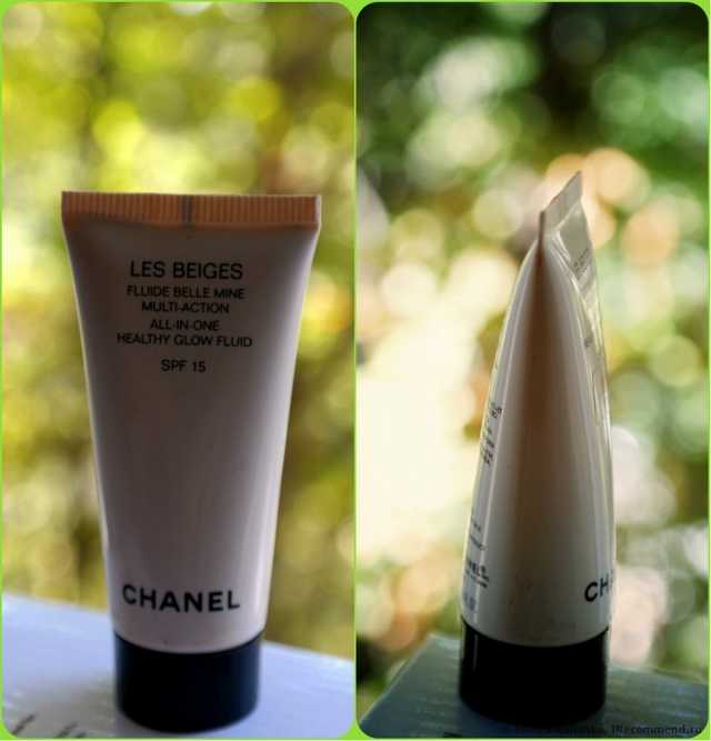 Тональный флюид Chanel Les beiges all in one healthy glow fluid spf 15 - фото
