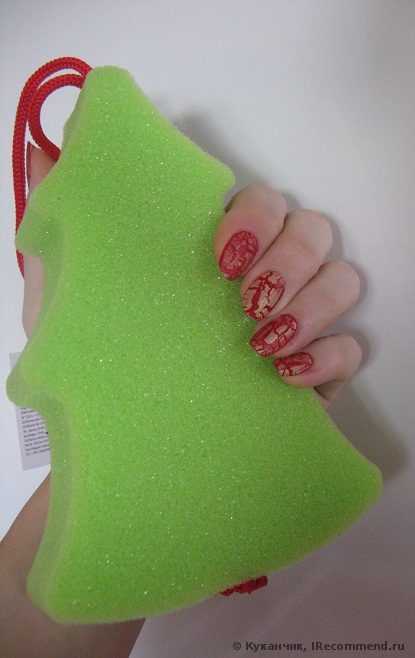 Губка для тела Oriflame Новогодние мотивы Christmas Sponge