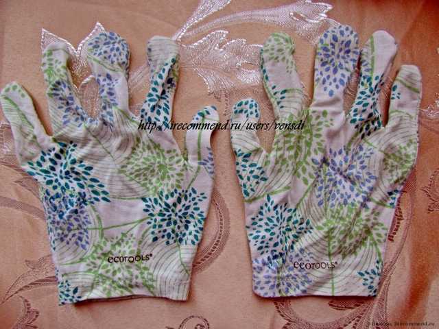 Перчатки для увлажнения кожи Ecotools SPA Moisture Gloves, 1 Pair - фото
