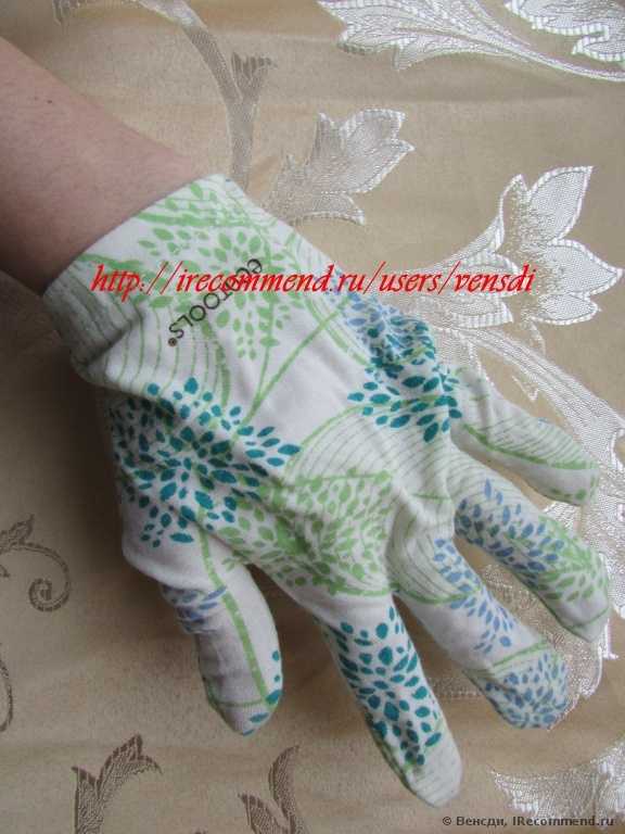 Перчатки для увлажнения кожи Ecotools SPA Moisture Gloves, 1 Pair - фото